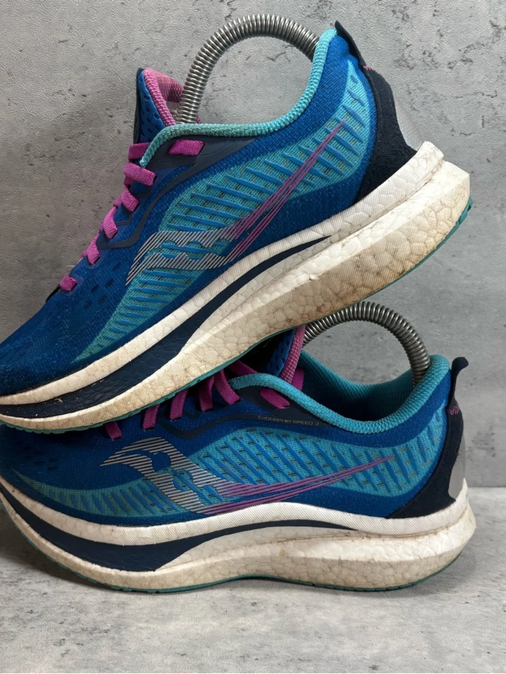 Saucony Endorphin Speed 2 Womens Size 7.5 Blue‎ Running Shoes Sneakers S10688-30